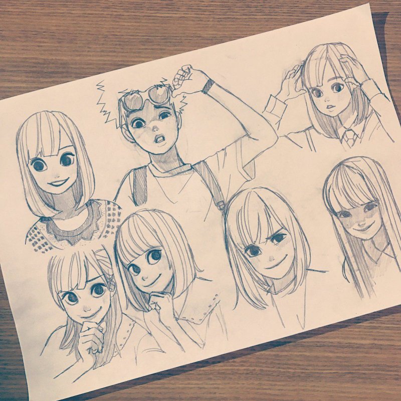 Рисунки для срисовки в скетчбук