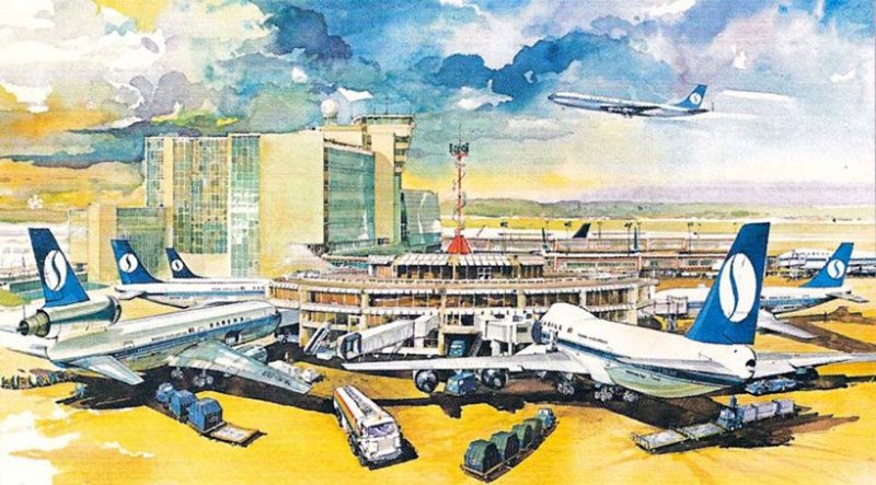 Аэропорт живопись