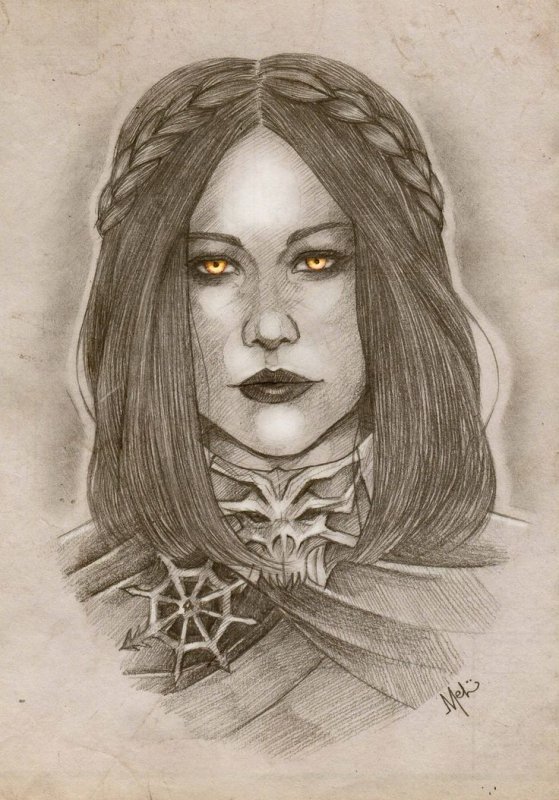 Серана the Elder Scrolls арт