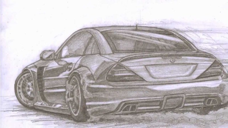 Рисунок Мерседес АМГ 63