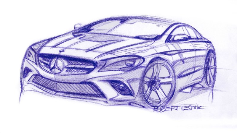 Эскиз автомобиля