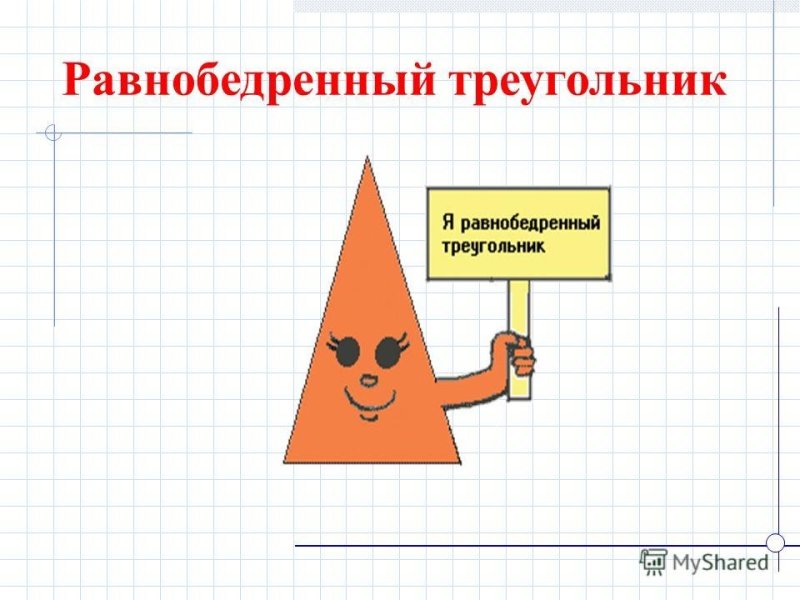 Равнобедренный треугольник рисунок