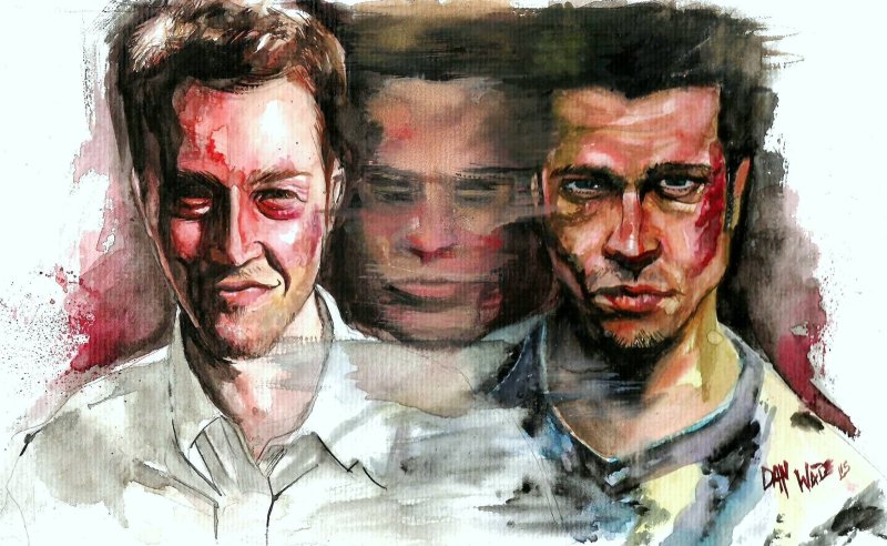 Тайлер Дерден и Эдвард Нортон