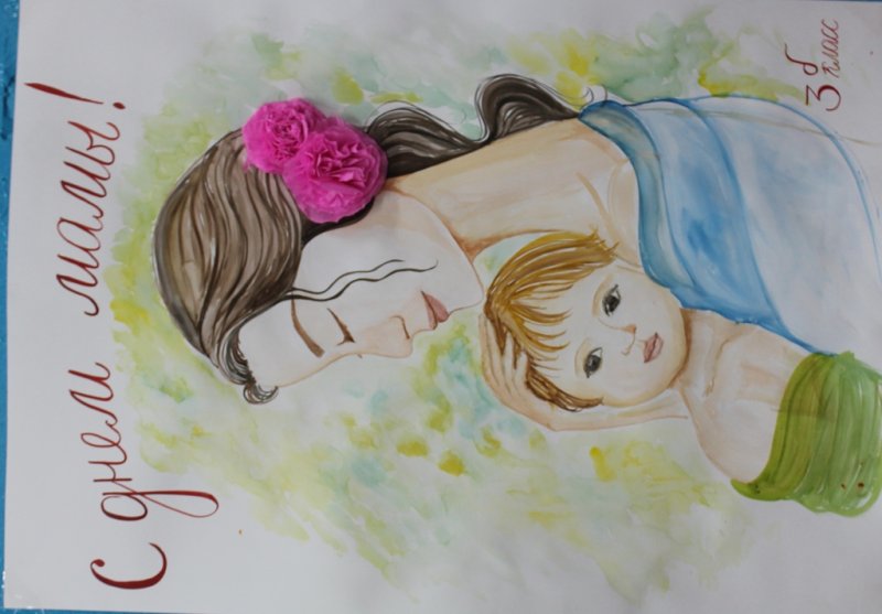 рисунки к дню матери