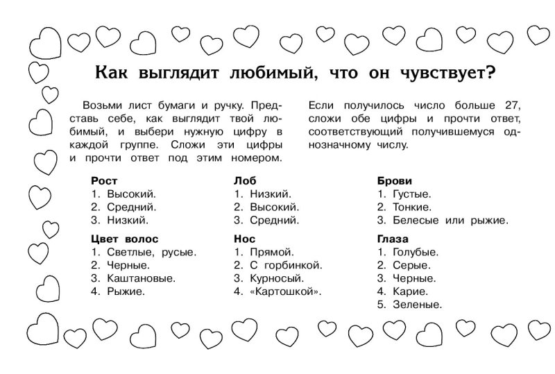Гадания на листочках бумаги