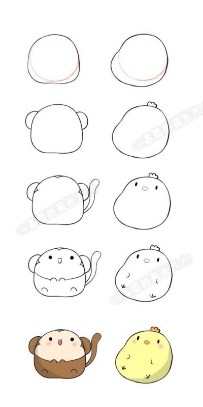 Милые рисунки легкие