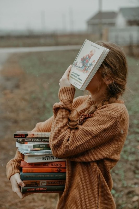 Фотосессия с книгами