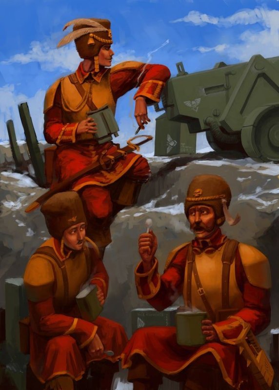 Востроянцы вархаммер арт