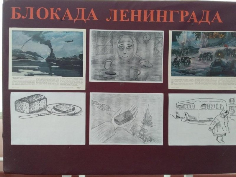 Рисунок блакада лененграда