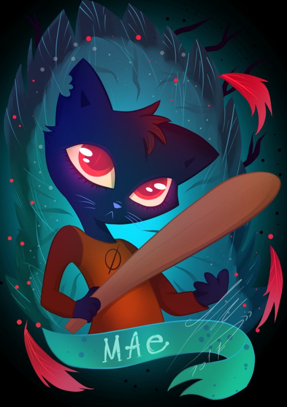 Night in the Woods Art Mae