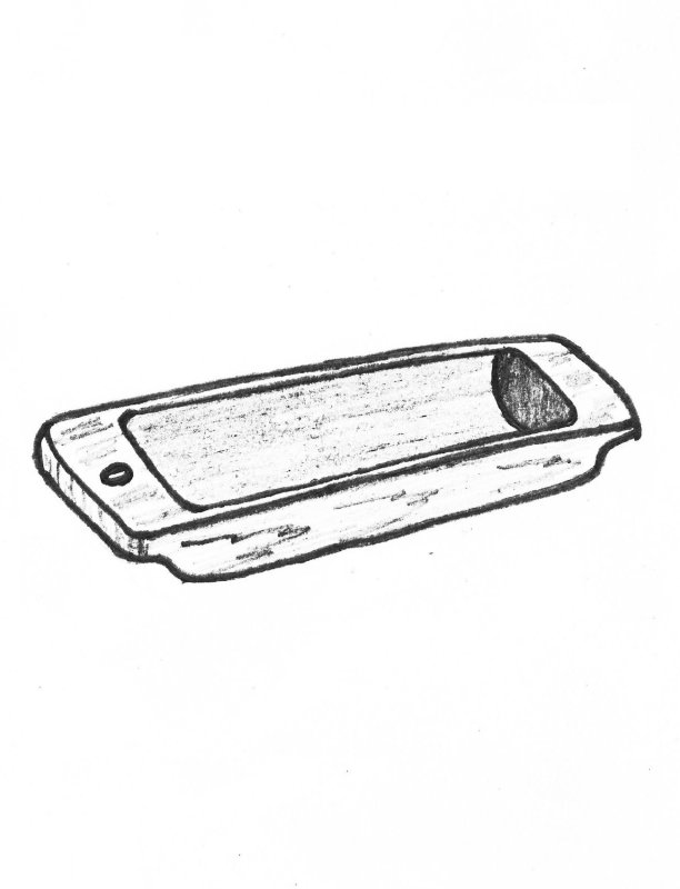 Корытце рисунок