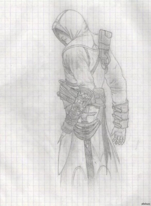 Рисунки карандашом персонажей из игр