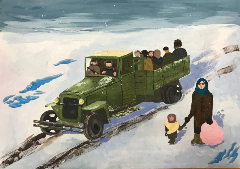 Рисунки на тему 80 летие дороги жизни