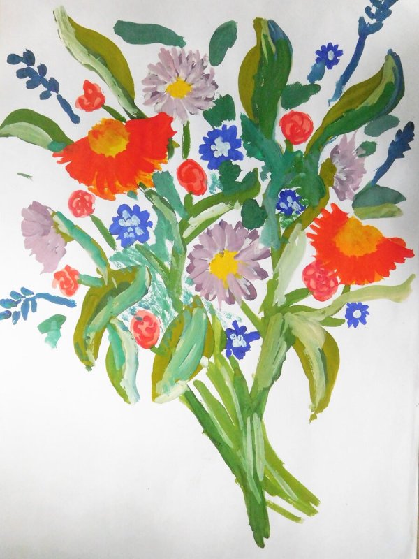Рисунок конкурсы цветов