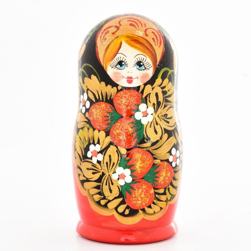 Матрешка роспись Хохлома