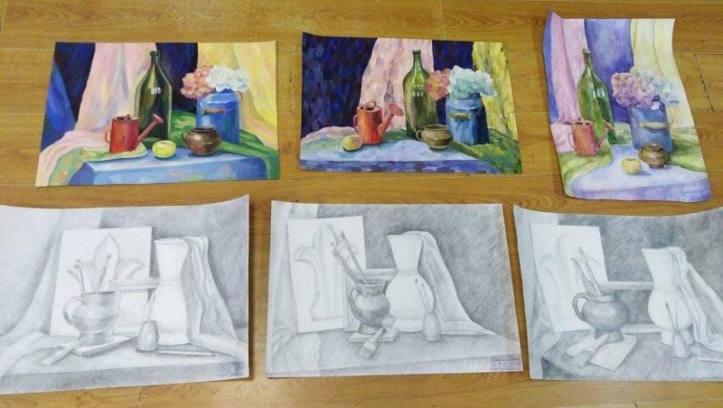 Композиция экзамен в художественную школу