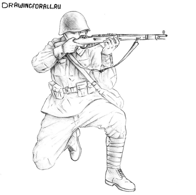 Военные рисунки для детей