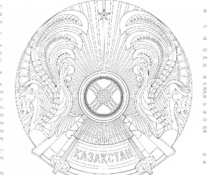 Символы РК раскраска
