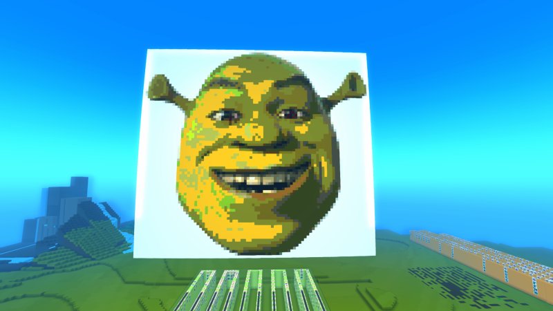 Пиксельный Шрек