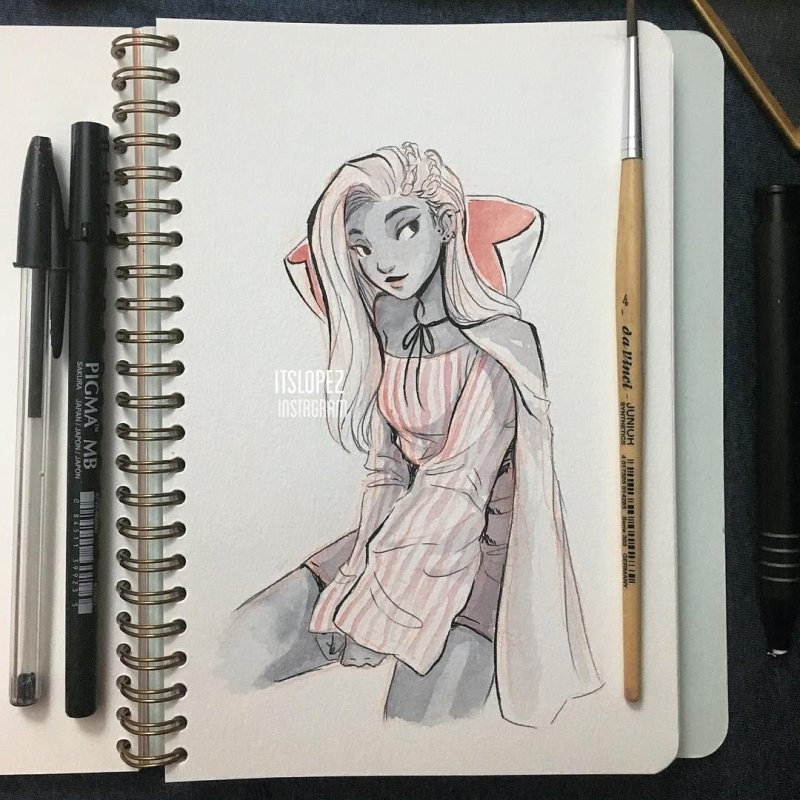 Красивые рисунки для скетчбука