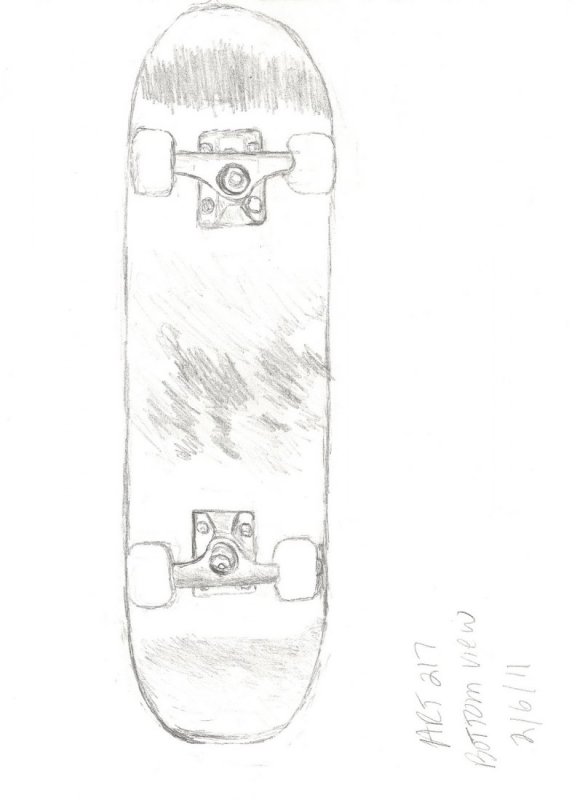 Скейтборд рисунок