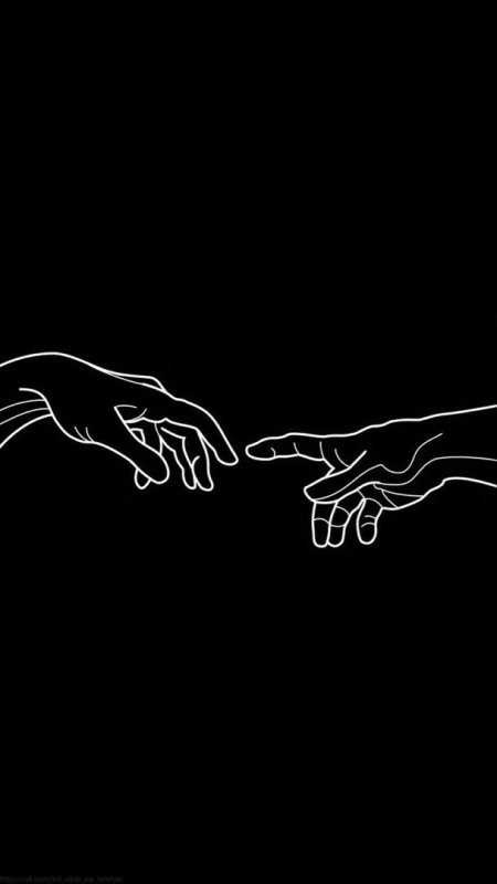 Рисунки на черном фоне
