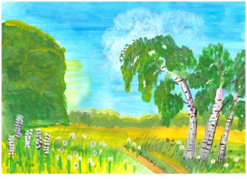 Пейзаж для детей