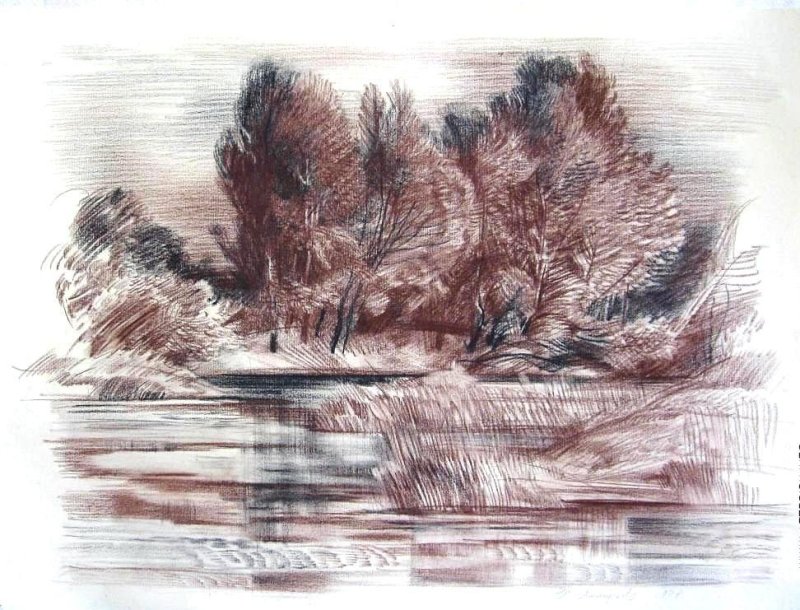 Зарисовки сангиной