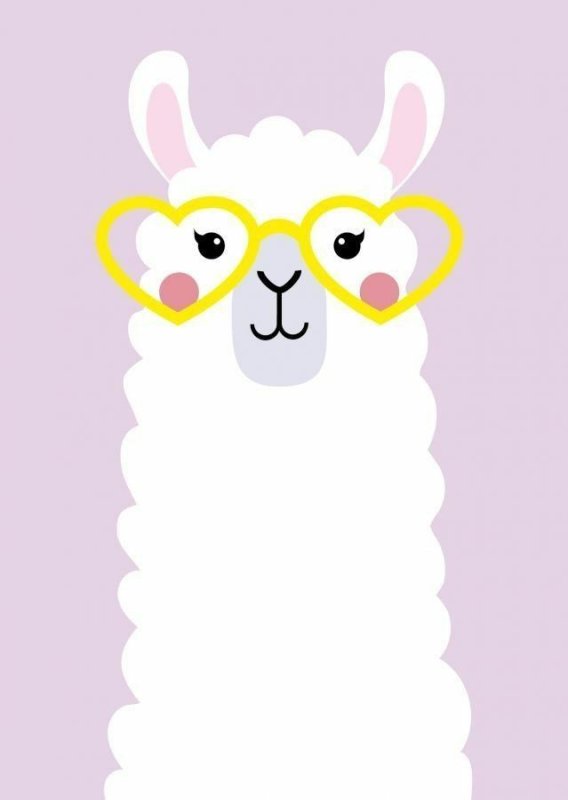 рисунок альпаки