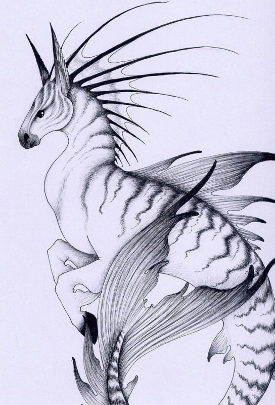 Рисунки фантастических животных