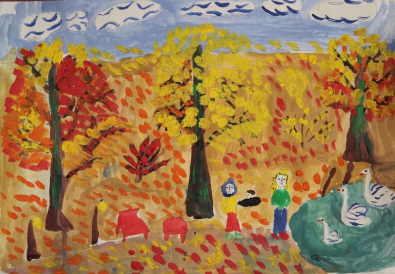 унылая пора очей очарованье иллюстрация