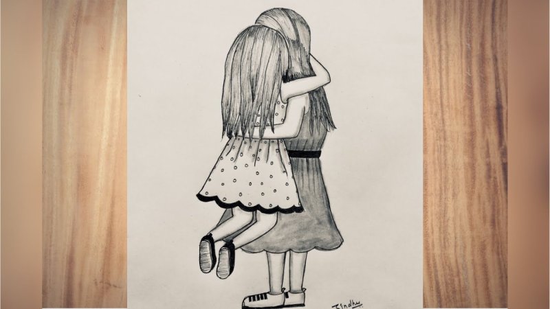 Рисунок для сестры лёгкий