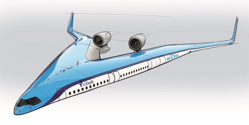 Flying v самолет KLM