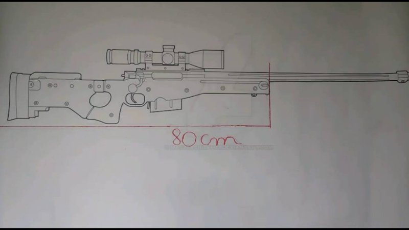 Снайперская винтовка из стандофф 2 AWM