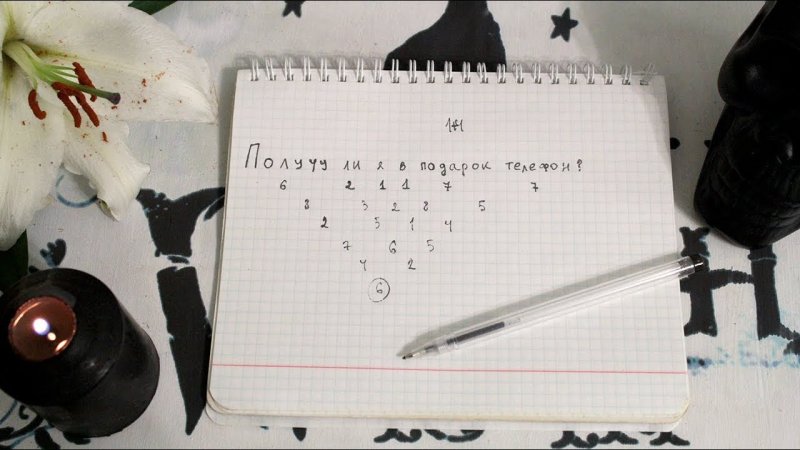 Гадания на листочке с ручкой