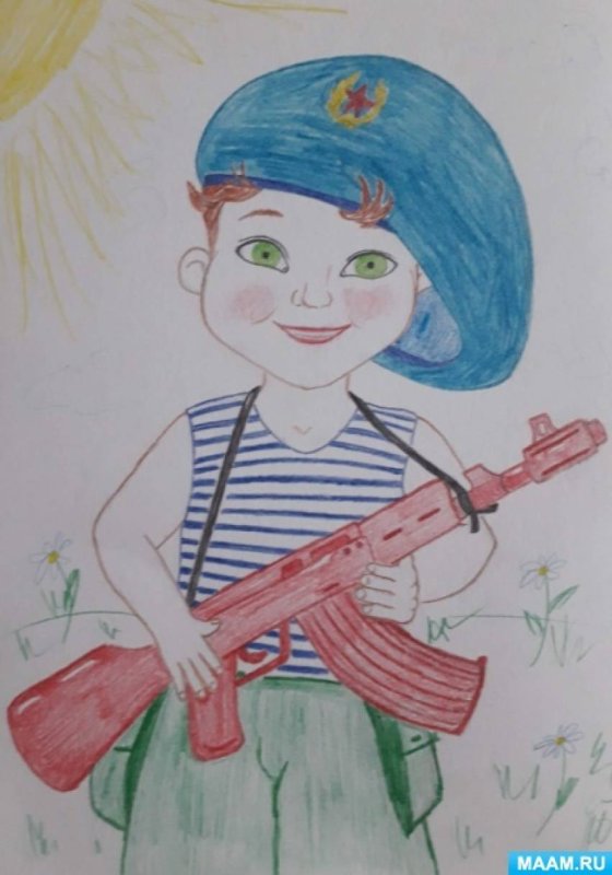 На страже Отечества рисунки