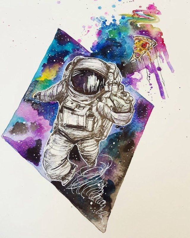 Космос эскиз