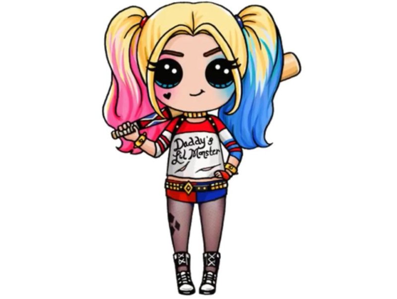 харли квинн чиби