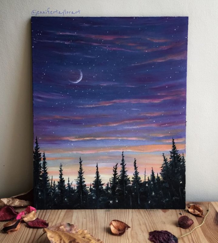 Рисование акрилом