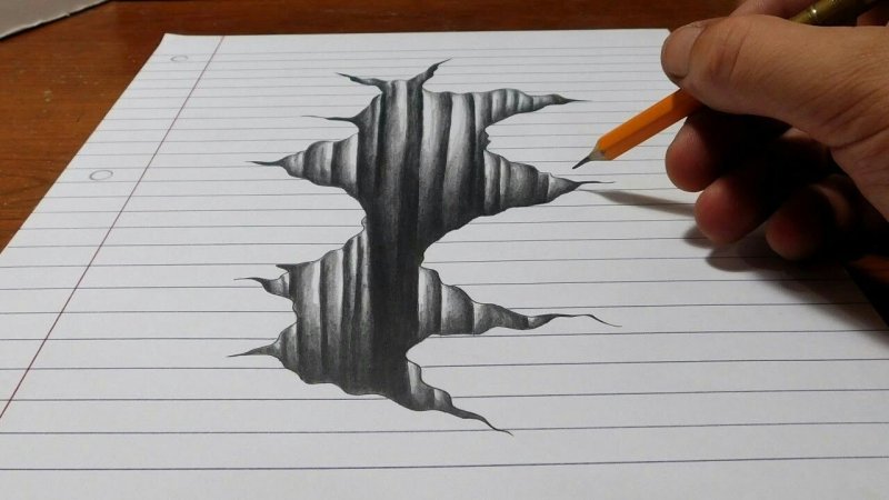 Необычные рисунки карандашом