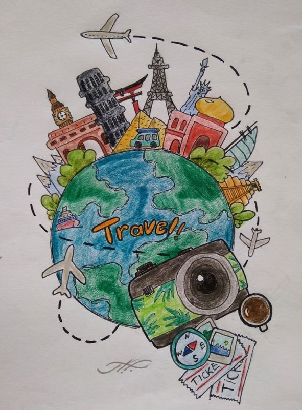 The World рисунок