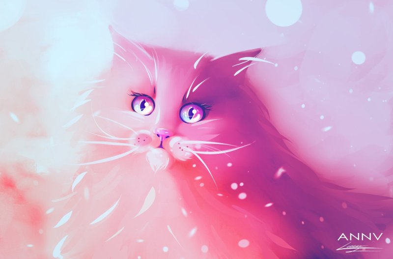 Котик арт