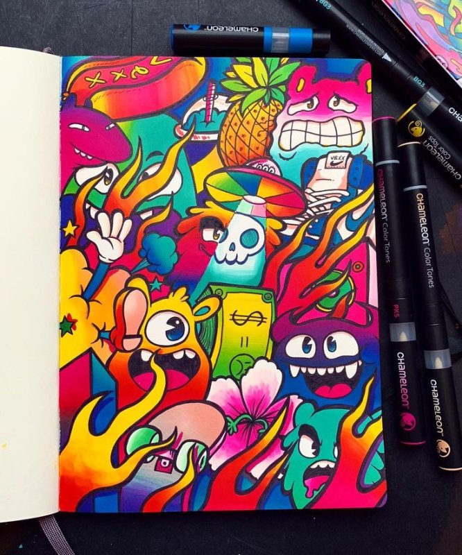 Дудл арт Vexx