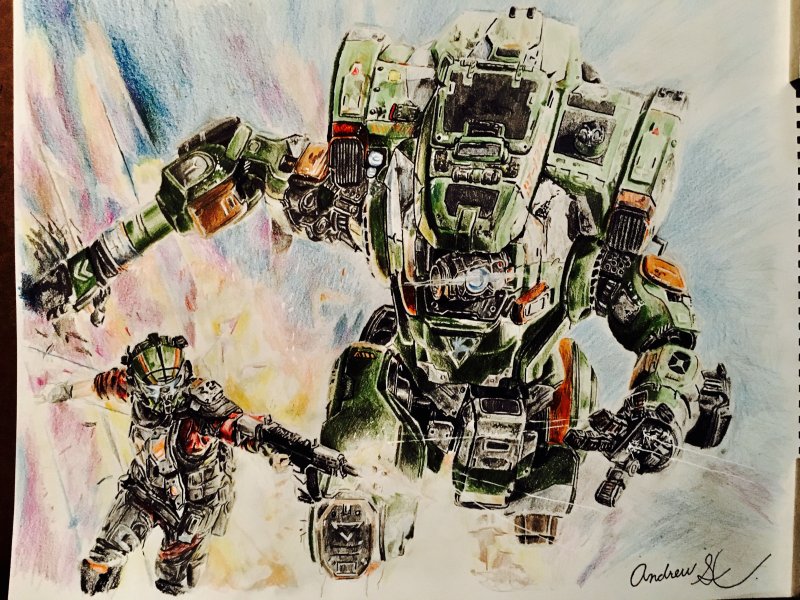 Раскраска Titanfall 2