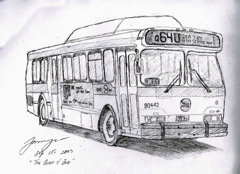Раскраска автобус ЛИАЗ 5292