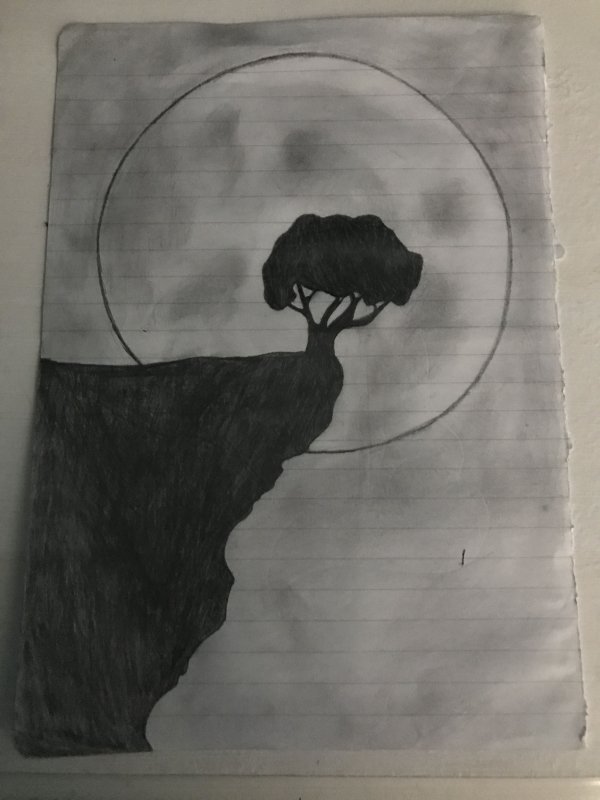Рисунки для срисовки грустные