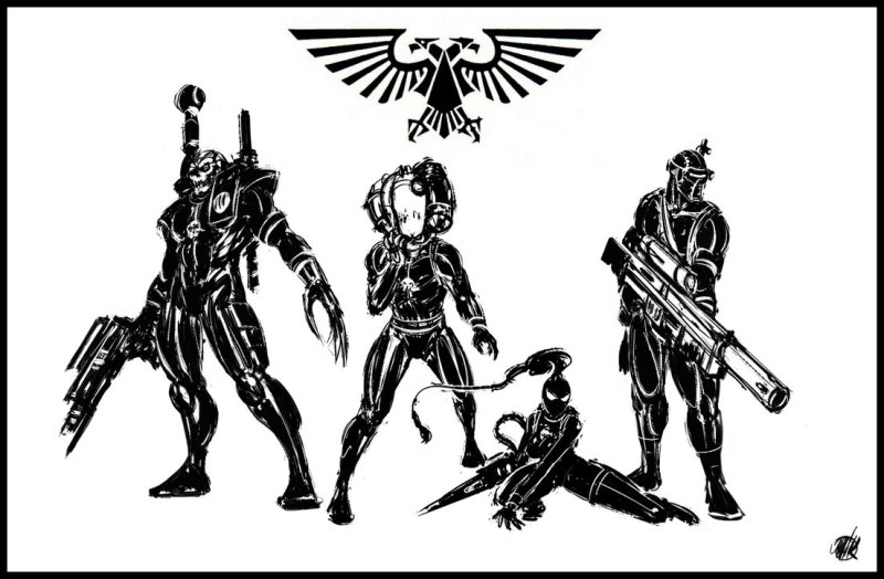 Warhammer 40000 ассасины храма Виндикар