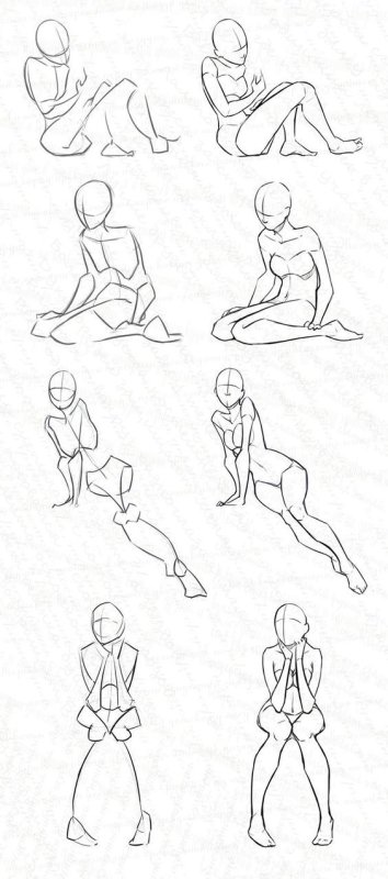 Позы для рисования