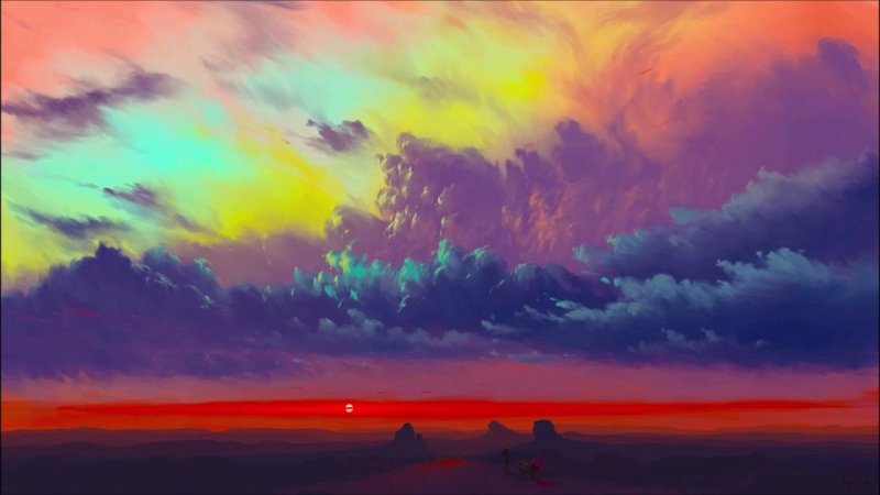 Пейзаж небо
