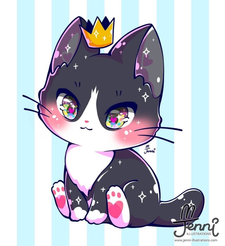 Котик арт